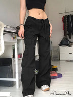 Woman High Waist Baggy Straight Leg Jeans image 1
