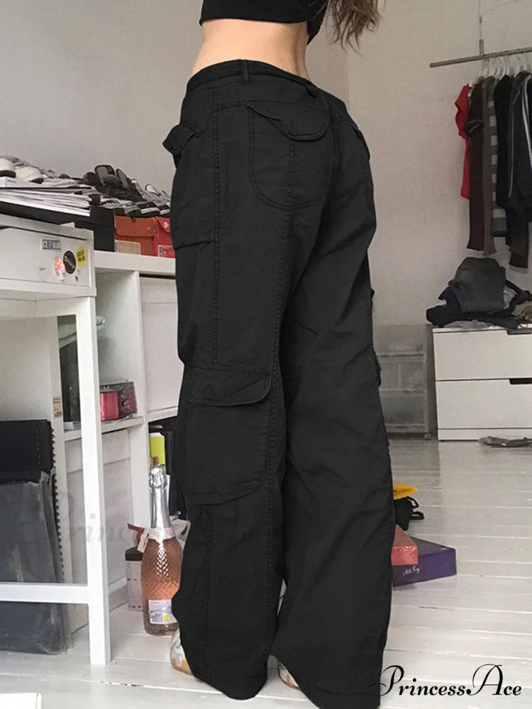 Woman High Waist Baggy Straight Leg Jeans image 2