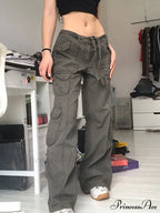 Woman High Waist Baggy Straight Leg Jeans image 3