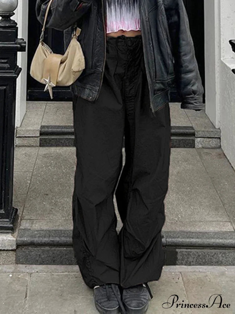 Women Fashion Casual Drawstring y2k Pants image 8