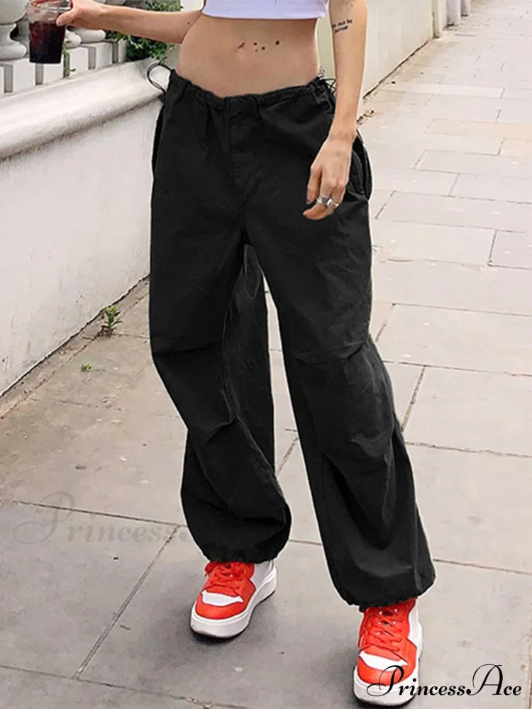 Women Fashion Casual Drawstring y2k Pants image 4