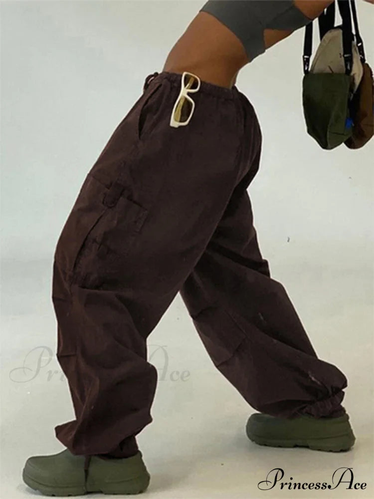 Women Fashion Casual Drawstring y2k Pants image 11