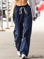 Women Fashion Casual Drawstring y2k Pants image 18