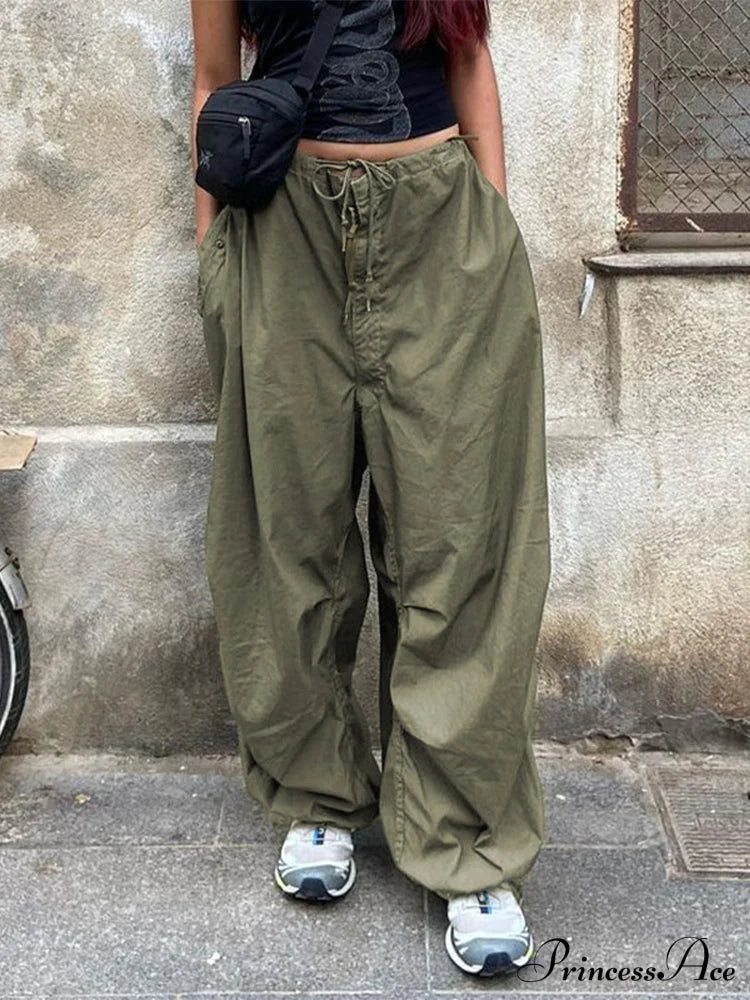 Women Fashion Casual Drawstring y2k Pants image 6