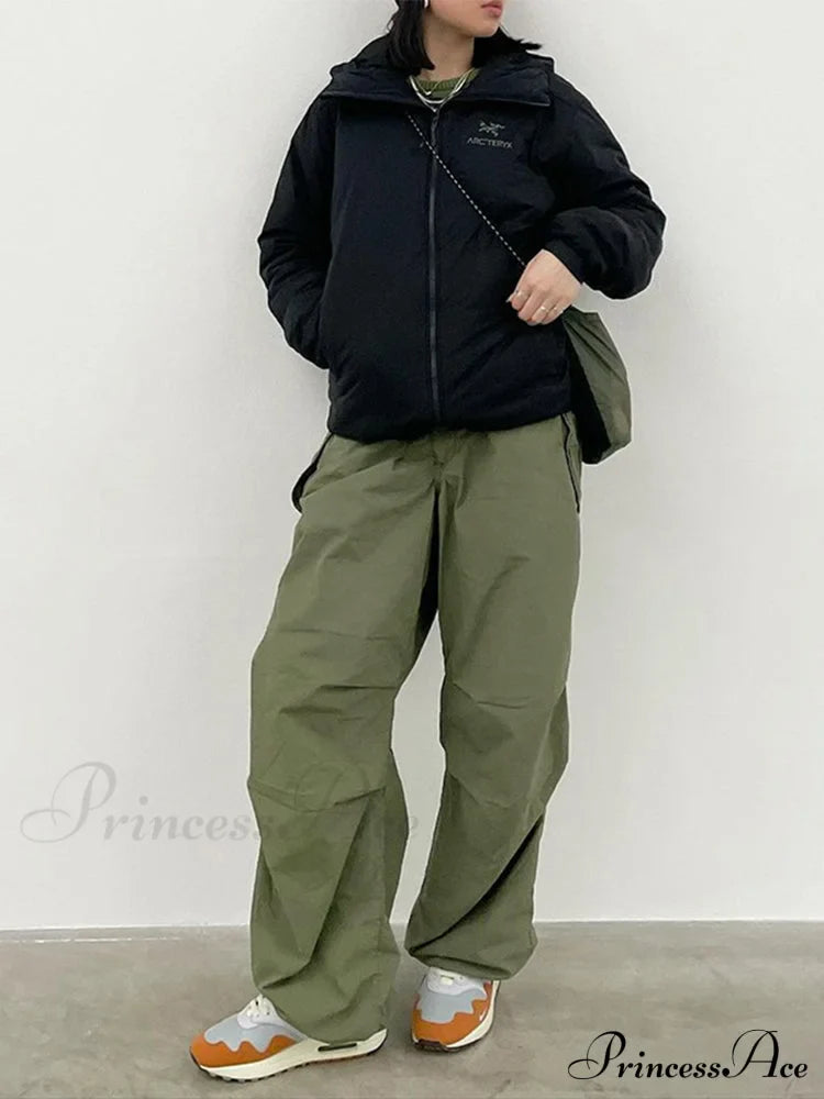 Women Fashion Casual Drawstring y2k Pants image 2