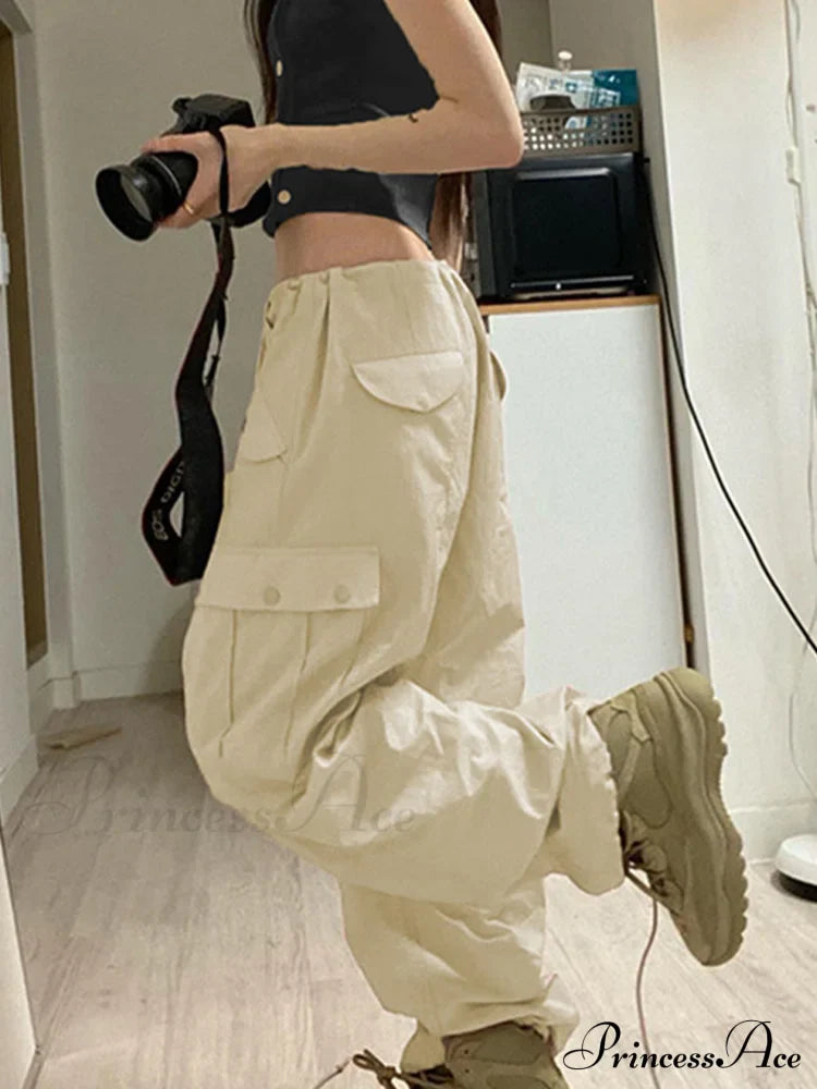 Women Fashion Casual Drawstring y2k Pants image 20