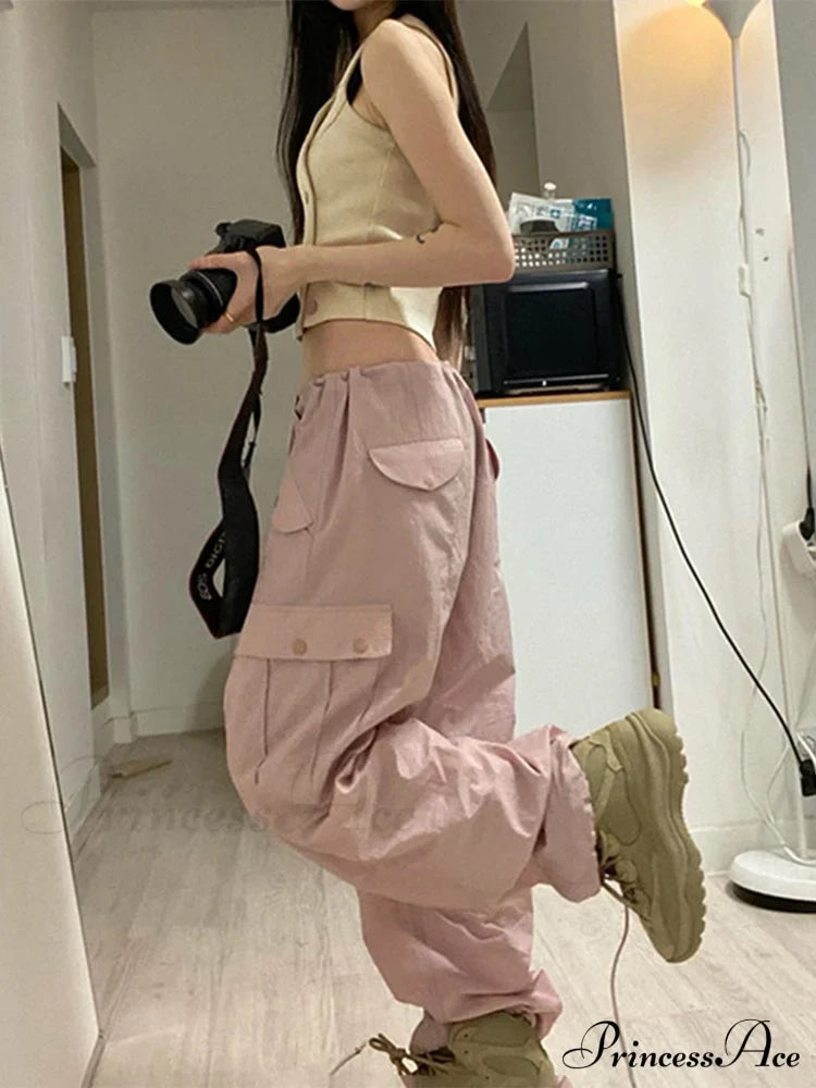 Women Fashion Casual Drawstring y2k Pants image 14