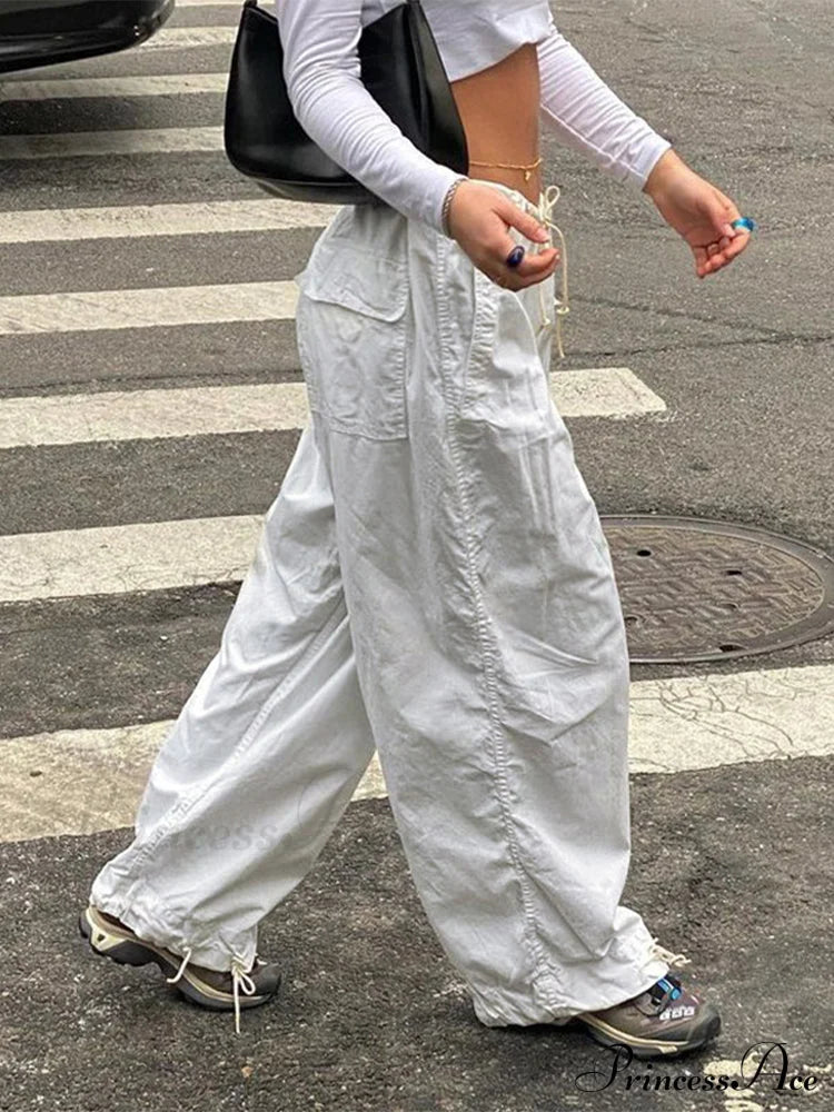 Women Fashion Casual Drawstring y2k Pants image 5