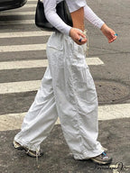 Women Fashion Casual Drawstring y2k Pants image 5