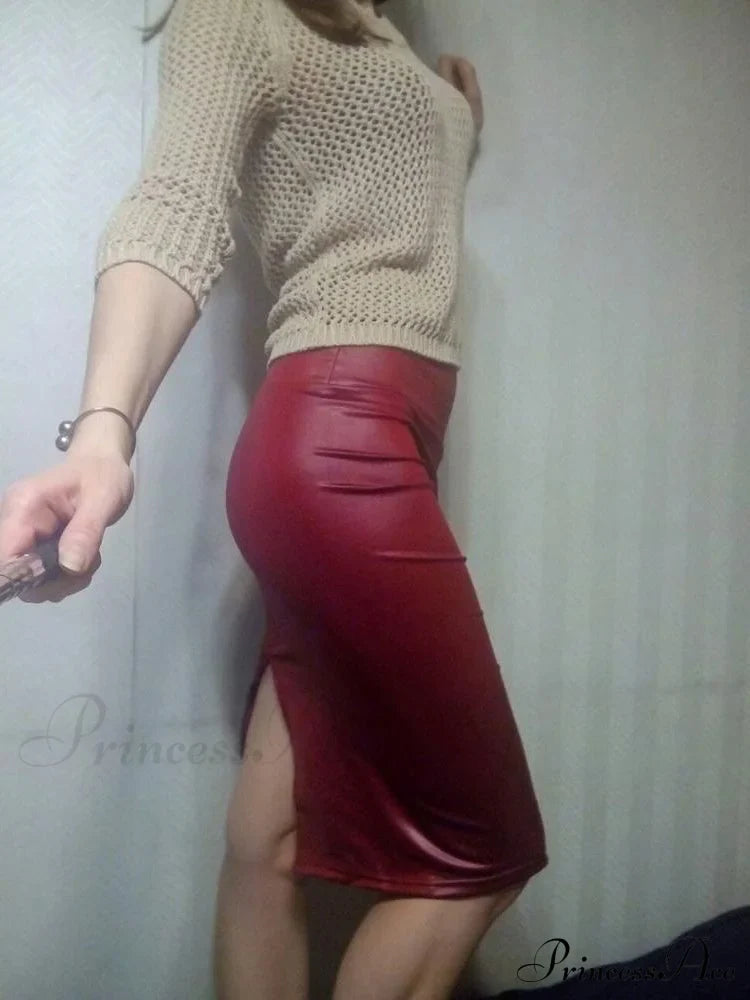 Women New Fashion Back Split  Sexy Skirt image 13