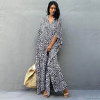 Women Swimsuit Kaftan Tunic Beach Cover Up image 6