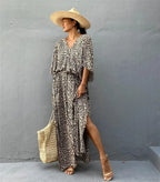 Women Swimsuit Kaftan Tunic Beach Cover Up image 7