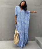 Women Swimsuit Kaftan Tunic Beach Cover Up image 8