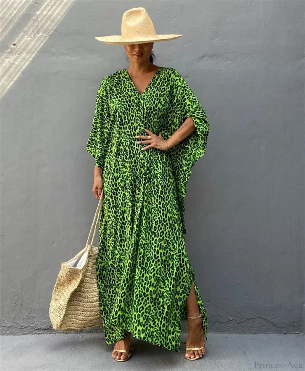 Women Swimsuit Kaftan Tunic Beach Cover Up image 9