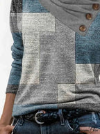 Geometric Print Long Sleeve T-Shirt image 3