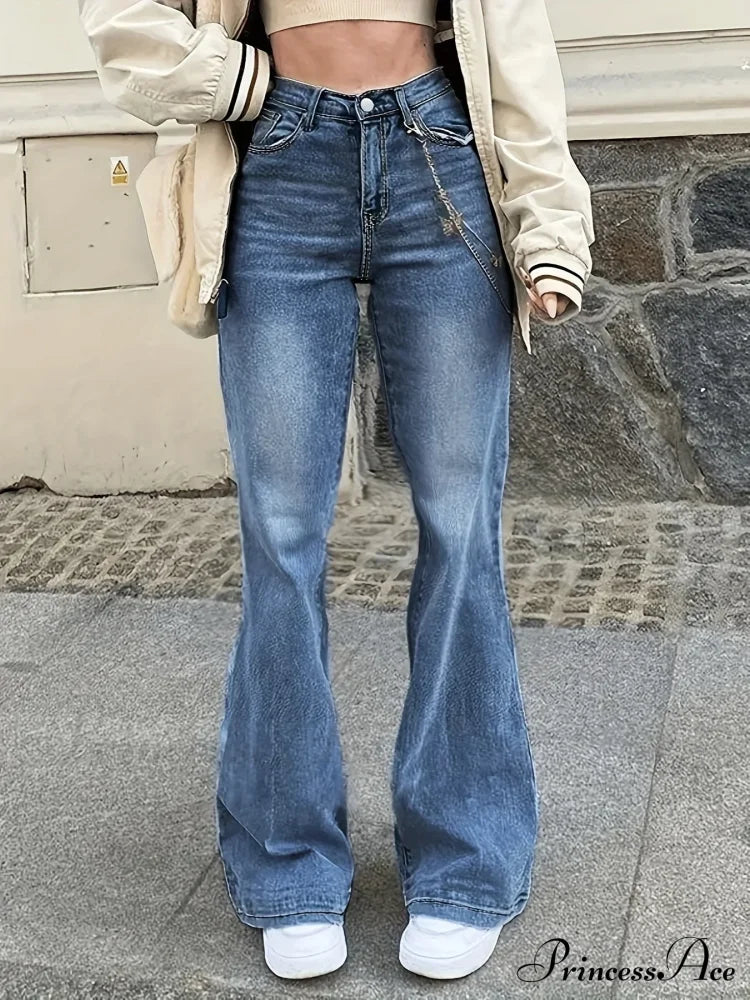 Women's Blue High-Stretch Skinny with Fit - Stylish and Comfortable Denim Jean image 1