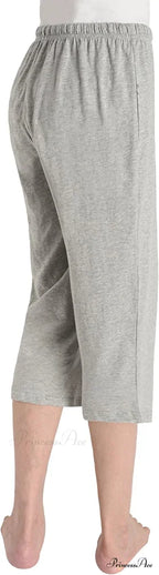 Women's Cotton Capri Pants Sleep Capris image 4