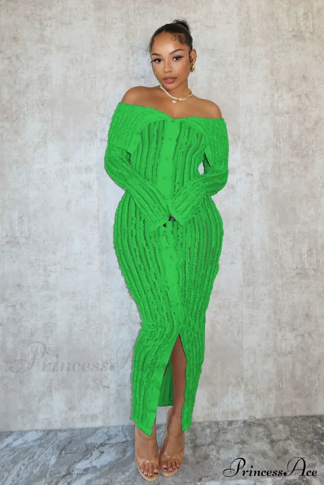 Pleated Off Shoulder Ruched Midi Dress image 4