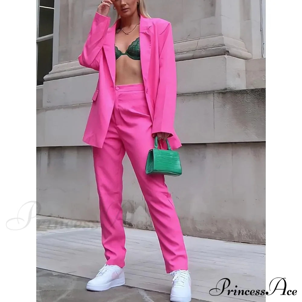 Women's Regular Pocket Coat Formal Fashion Suit image 6