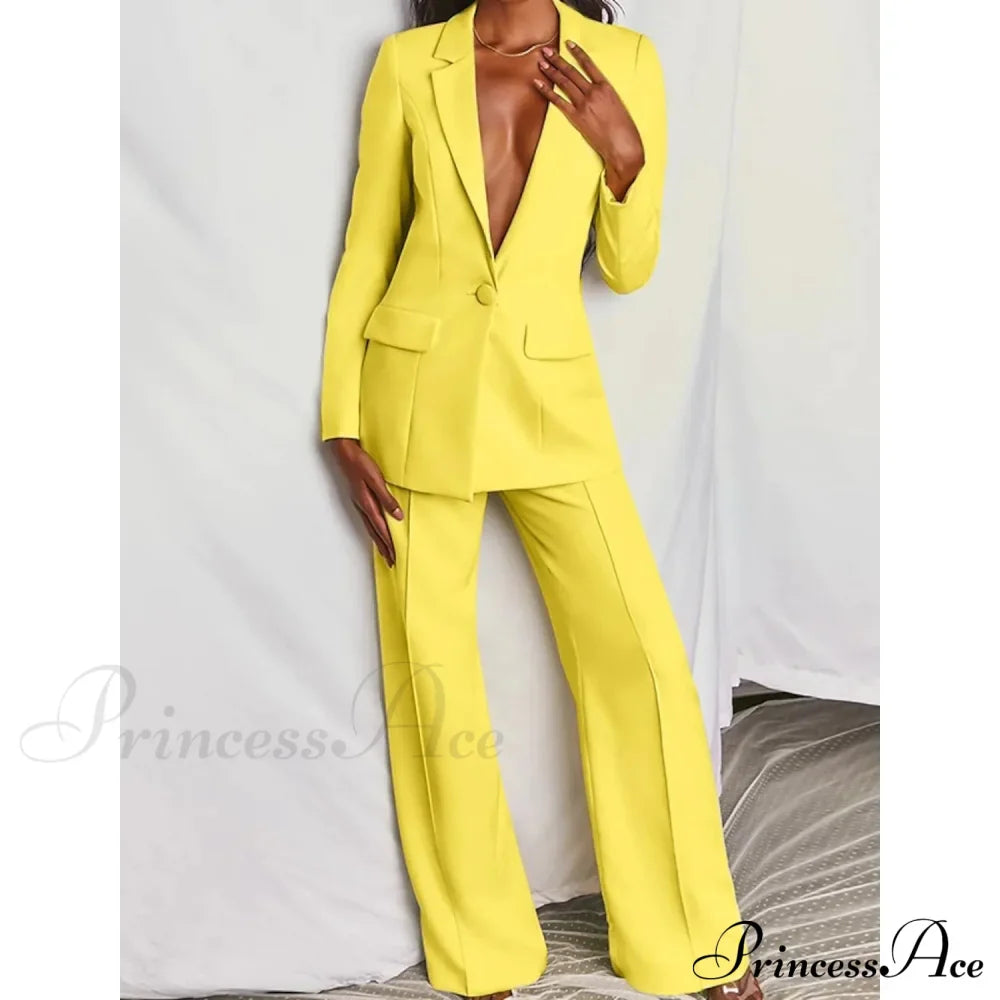 Women's Regular Pocket Coat Formal Fashion Suit image 5