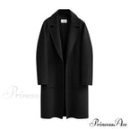 Wool Baggy Long Solid Simple All-match Overcoat image 3