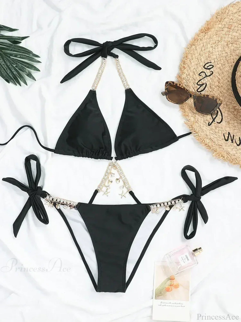 Wrap Around Metal Chains Bikini Set image 7
