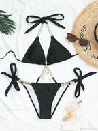 Wrap Around Metal Chains Bikini Set image 7