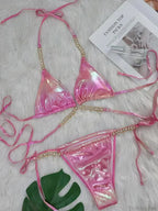 Wrap Around Metal Chains Bikini Set image 12