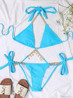 Wrap Around Metal Chains Bikini Set image 10