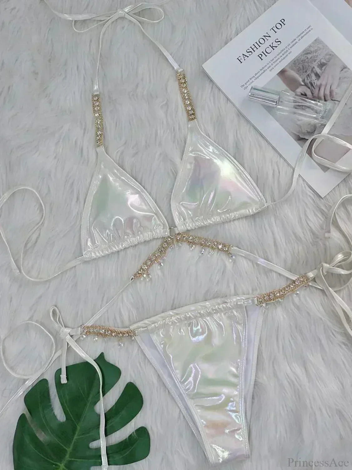 Wrap Around Metal Chains Bikini Set image 11