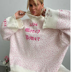 Y2K Baggy Ripped Knit Sweater image 3