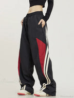 Y2K Black Oversized Baggy Pants image 4