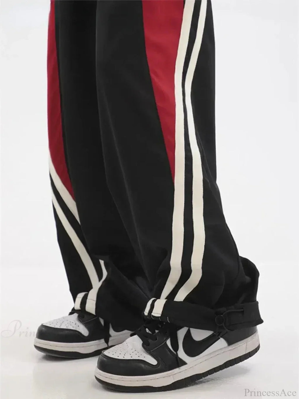 Y2K Black Oversized Baggy Pants image 6