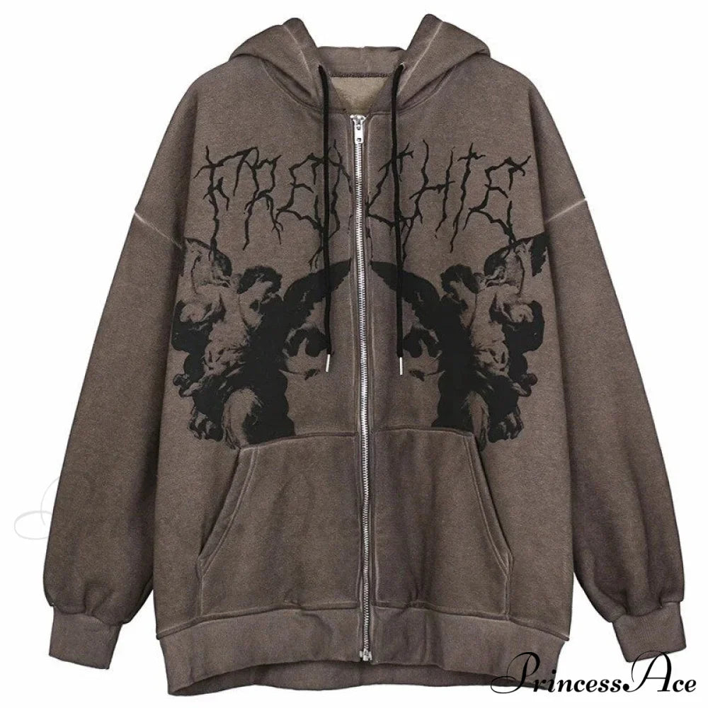 Y2K Butterfly Print Hoodies image 7