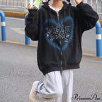Y2K Butterfly Print Hoodies image 11