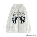 Y2K Butterfly Print Hoodies image 9