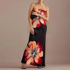 Y2K Floral Tube Strapless Backless Sundress image 5