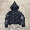 Y2K Gothic Skull Design Hoodie image 5
