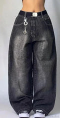 Y2K Gothic Straight Loose Pant image 1