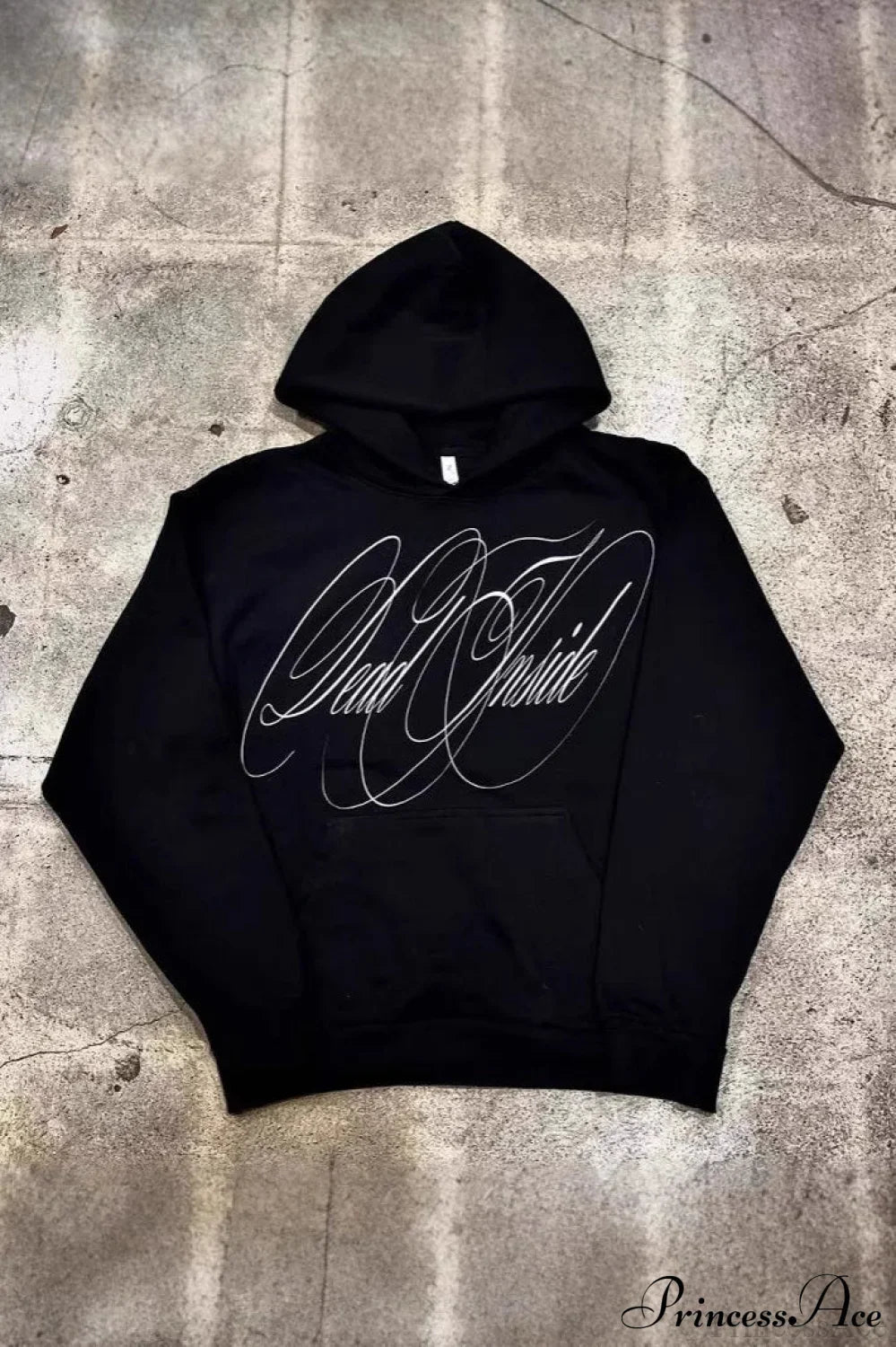 Y2K Gothic Street Vintage Print Hoodie image 3