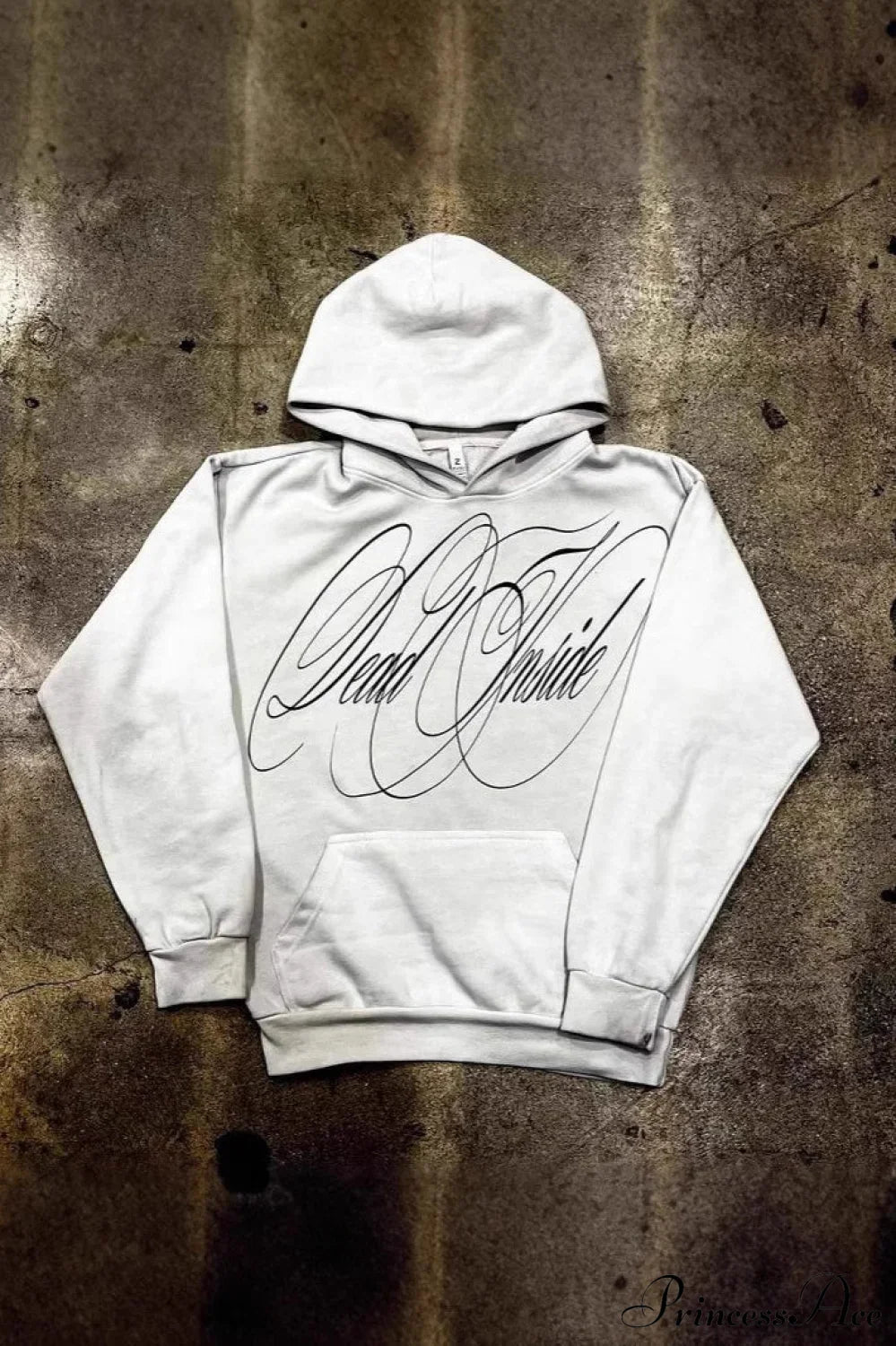 Y2K Gothic Street Vintage Print Hoodie image 1