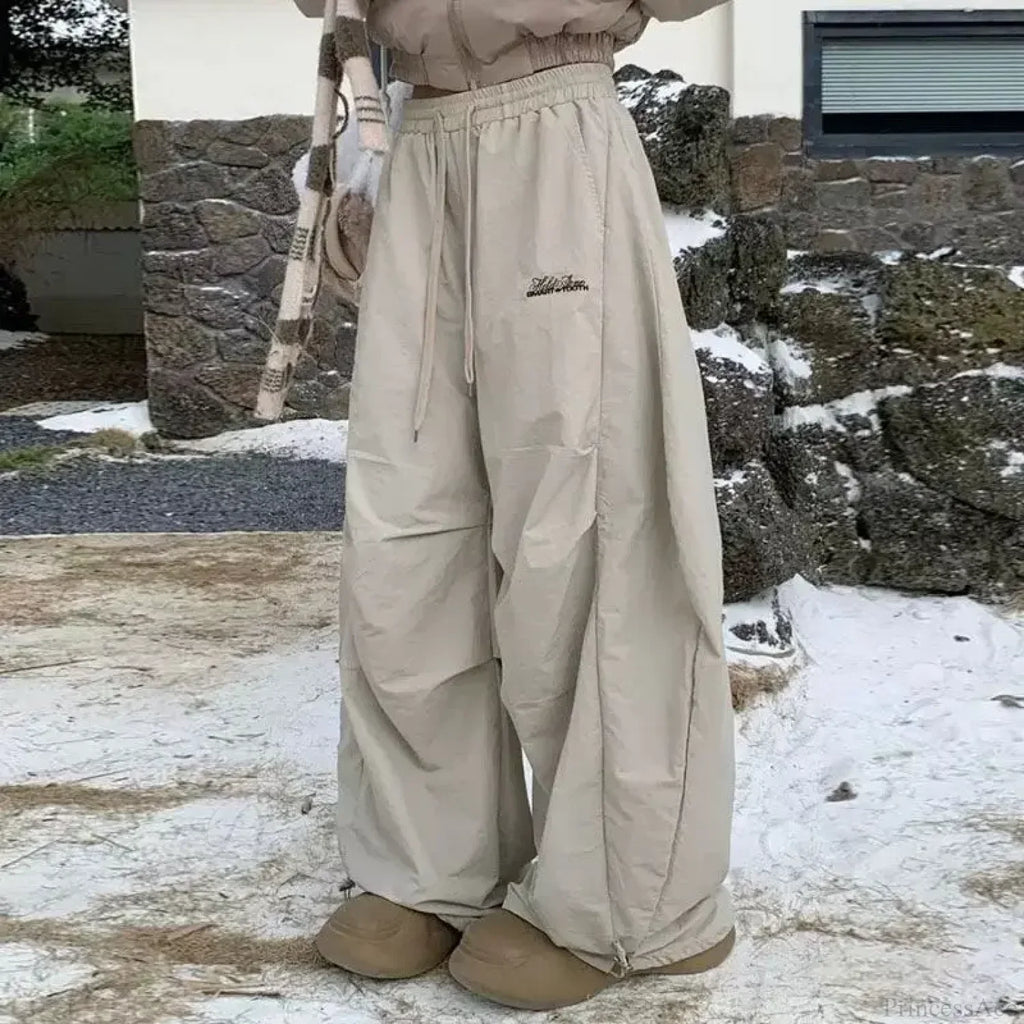 Y2K Harajuku Women Wide Leg Pants image 2