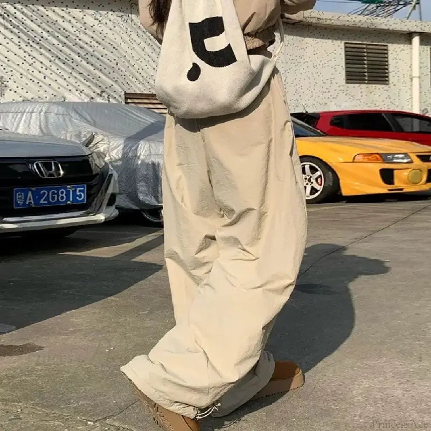 Y2K Harajuku Women Wide Leg Pants image 5