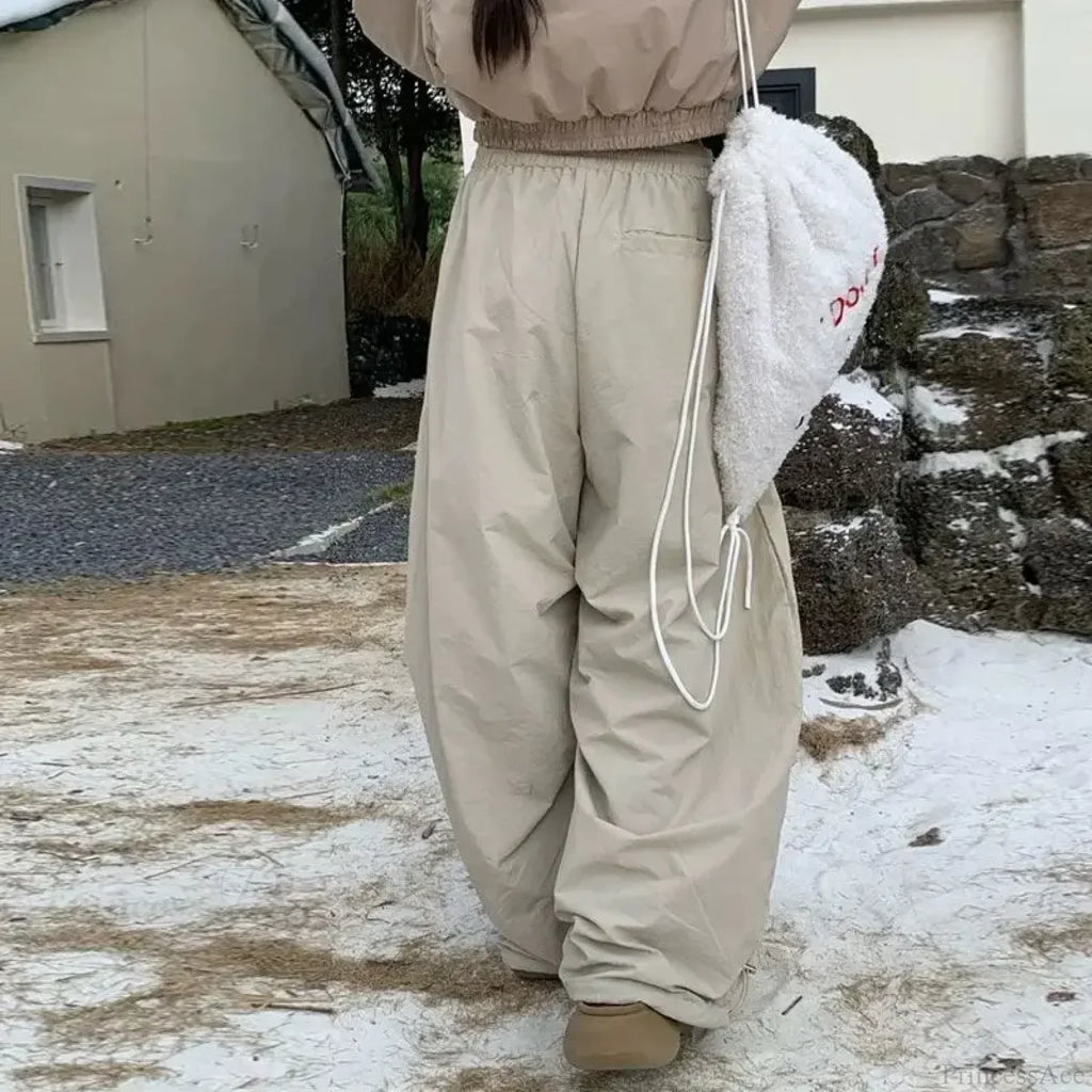 Y2K Harajuku Women Wide Leg Pants image 6