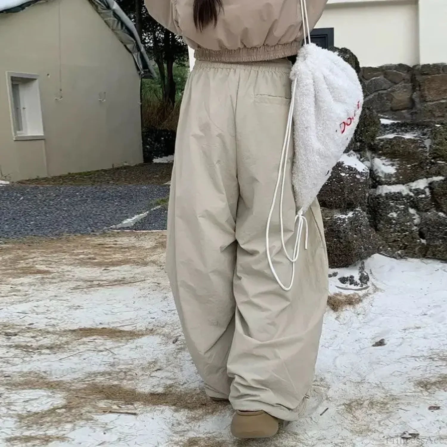 Y2K Harajuku Women Wide Leg Pants image 6