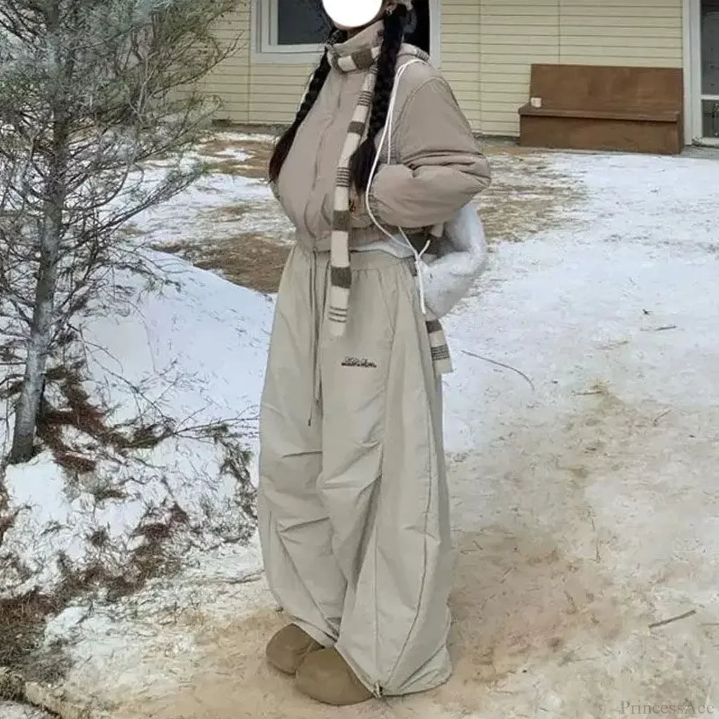 Y2K Harajuku Women Wide Leg Pants image 4