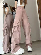 Y2K High Waist Cargo Pants image 5