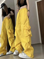 Y2K High Waist Cargo Pants image 4