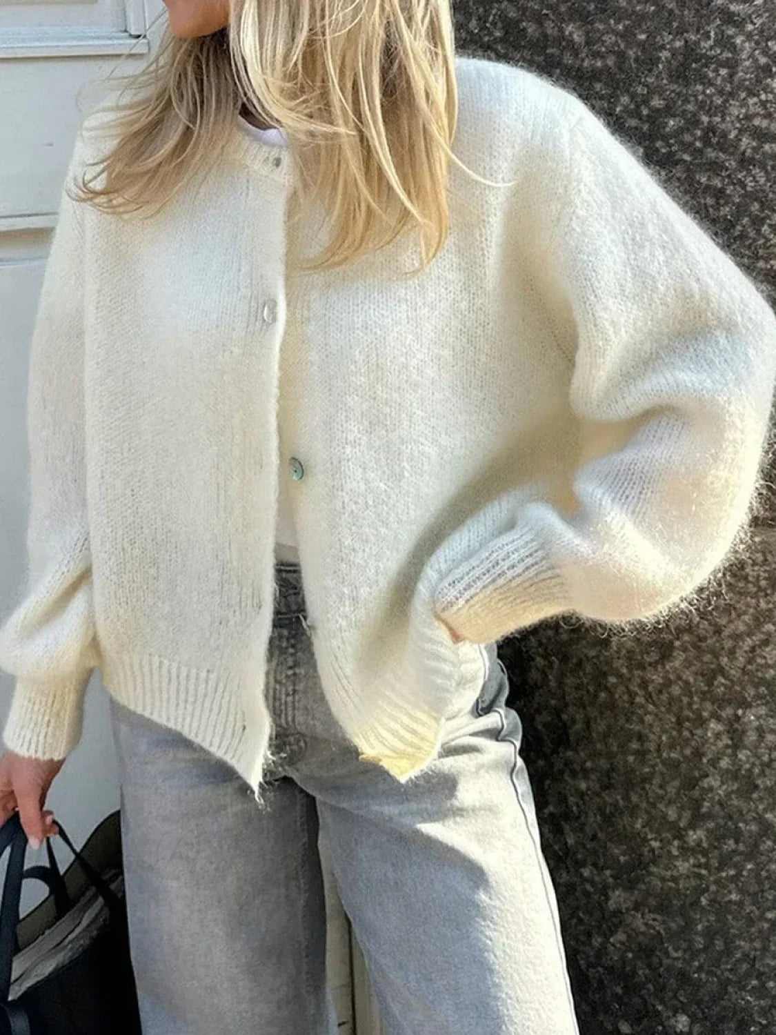 Y2K Knit Casual Cardigan Jacket image 9