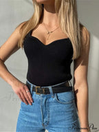 Y2K Knitted Sexy Cropped Corset image 2